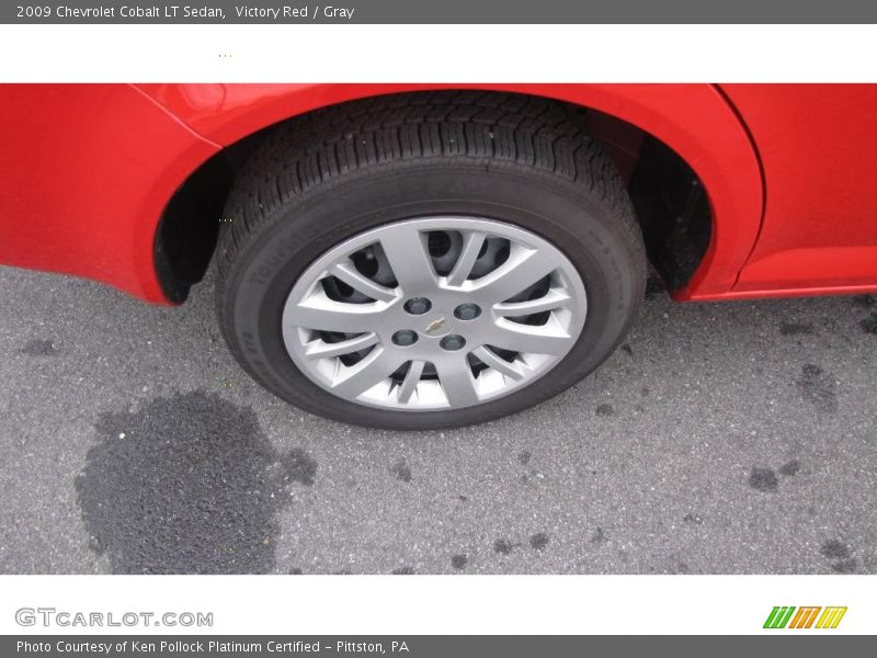 Victory Red / Gray 2009 Chevrolet Cobalt LT Sedan