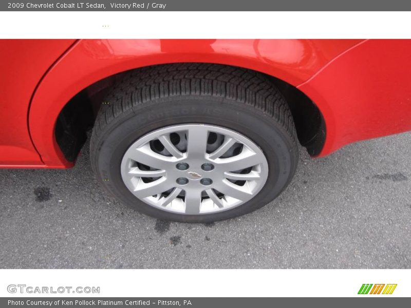 Victory Red / Gray 2009 Chevrolet Cobalt LT Sedan