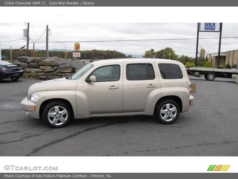 Gold Mist Metallic / Ebony 2009 Chevrolet HHR LT