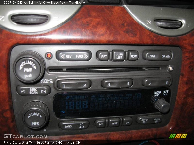 Onyx Black / Light Tan/Ebony 2007 GMC Envoy SLT 4x4