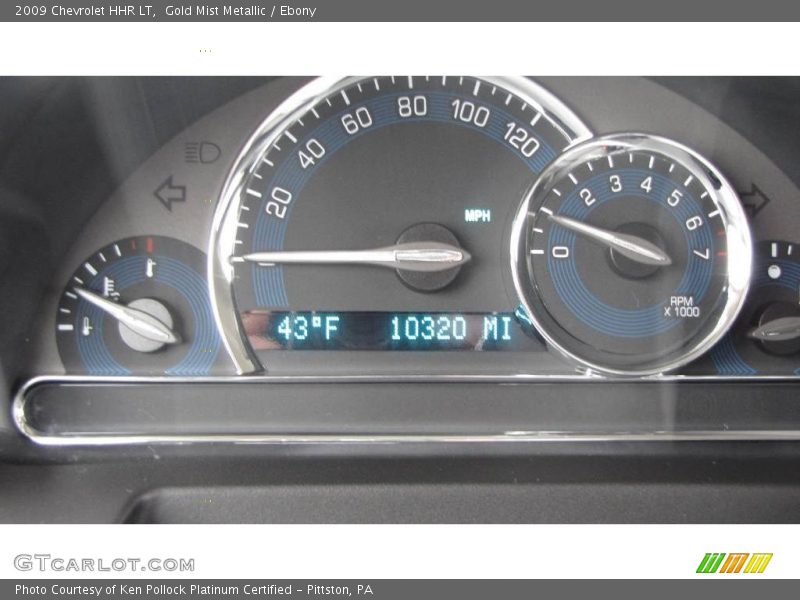 Gold Mist Metallic / Ebony 2009 Chevrolet HHR LT
