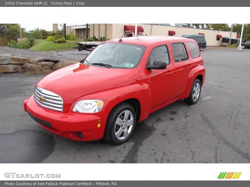 Victory Red / Gray 2009 Chevrolet HHR LS
