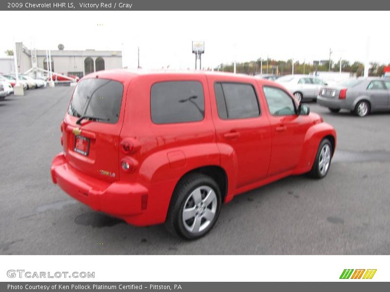 Victory Red / Gray 2009 Chevrolet HHR LS