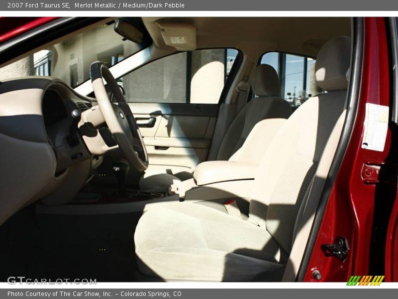 Merlot Metallic / Medium/Dark Pebble 2007 Ford Taurus SE