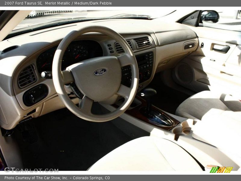 Merlot Metallic / Medium/Dark Pebble 2007 Ford Taurus SE