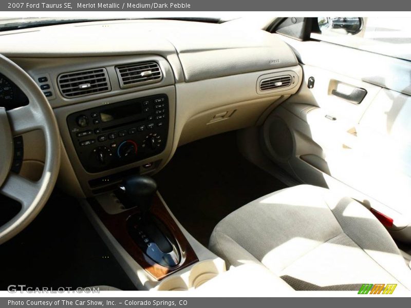 Merlot Metallic / Medium/Dark Pebble 2007 Ford Taurus SE