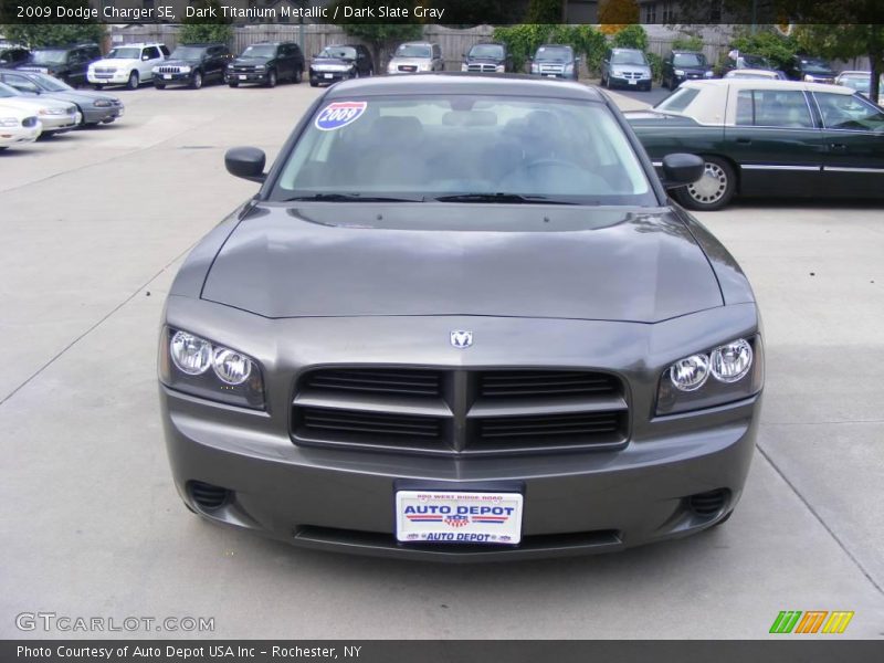 Dark Titanium Metallic / Dark Slate Gray 2009 Dodge Charger SE
