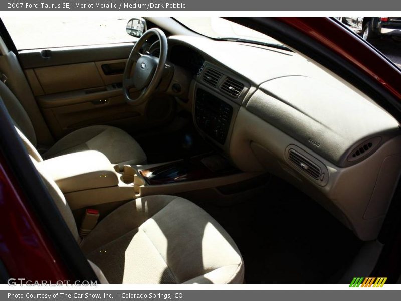 Merlot Metallic / Medium/Dark Pebble 2007 Ford Taurus SE