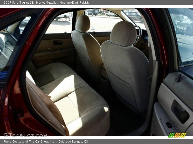 Merlot Metallic / Medium/Dark Pebble 2007 Ford Taurus SE