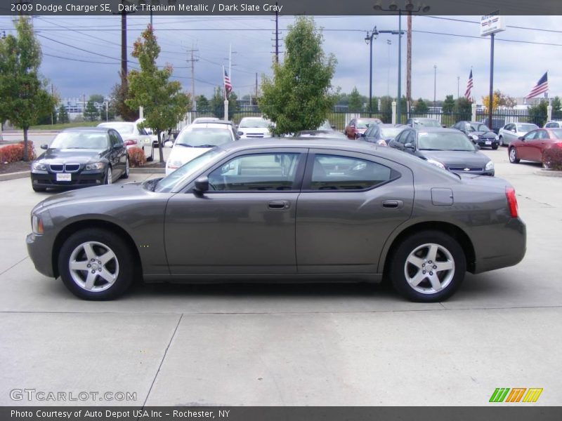 Dark Titanium Metallic / Dark Slate Gray 2009 Dodge Charger SE