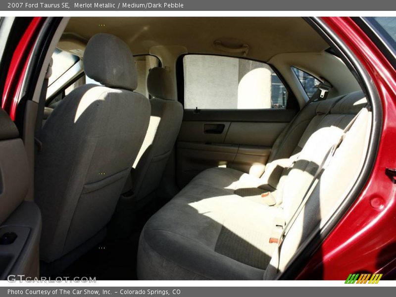 Merlot Metallic / Medium/Dark Pebble 2007 Ford Taurus SE