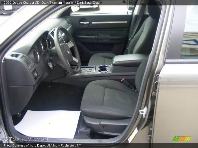 Dark Titanium Metallic / Dark Slate Gray 2009 Dodge Charger SE
