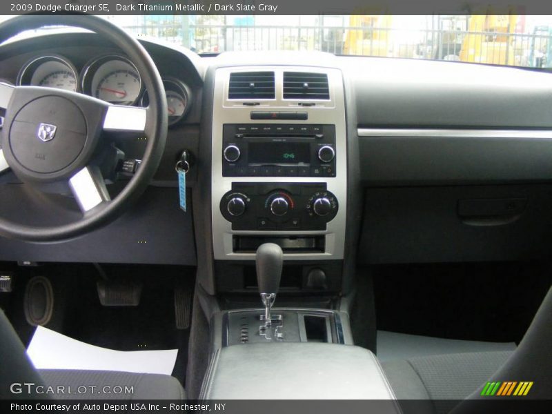 Dark Titanium Metallic / Dark Slate Gray 2009 Dodge Charger SE