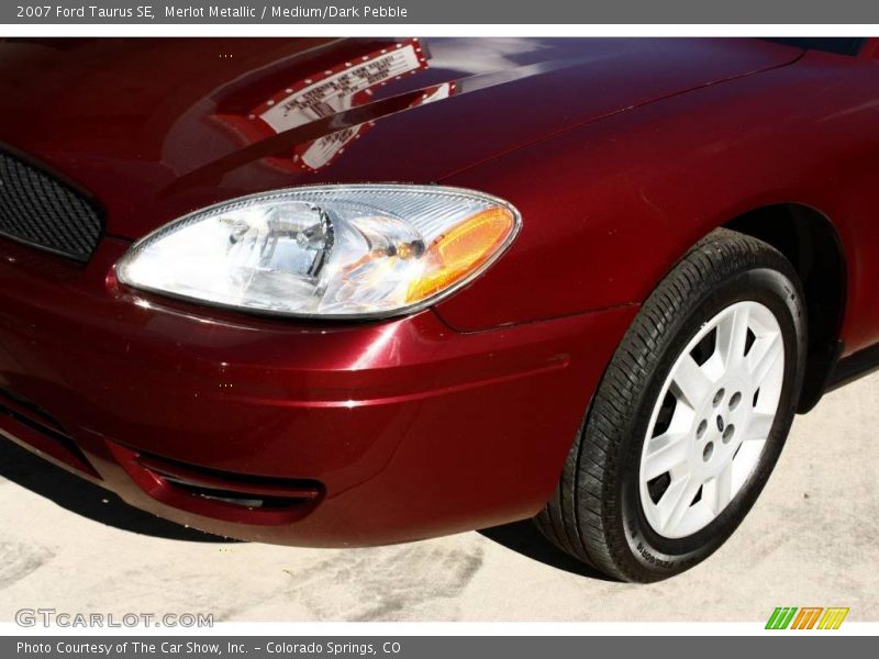 Merlot Metallic / Medium/Dark Pebble 2007 Ford Taurus SE