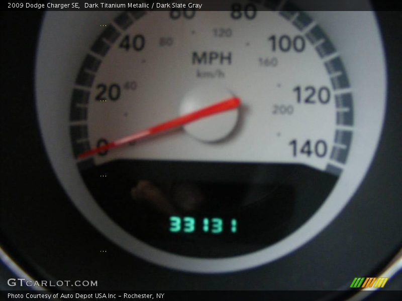 Dark Titanium Metallic / Dark Slate Gray 2009 Dodge Charger SE