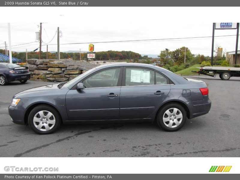 Slate Blue / Gray 2009 Hyundai Sonata GLS V6