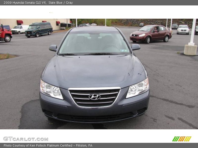 Slate Blue / Gray 2009 Hyundai Sonata GLS V6