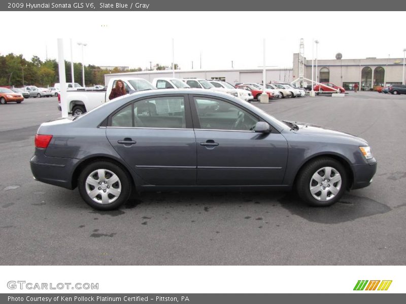 Slate Blue / Gray 2009 Hyundai Sonata GLS V6