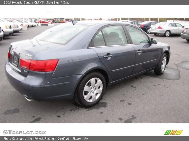 Slate Blue / Gray 2009 Hyundai Sonata GLS V6