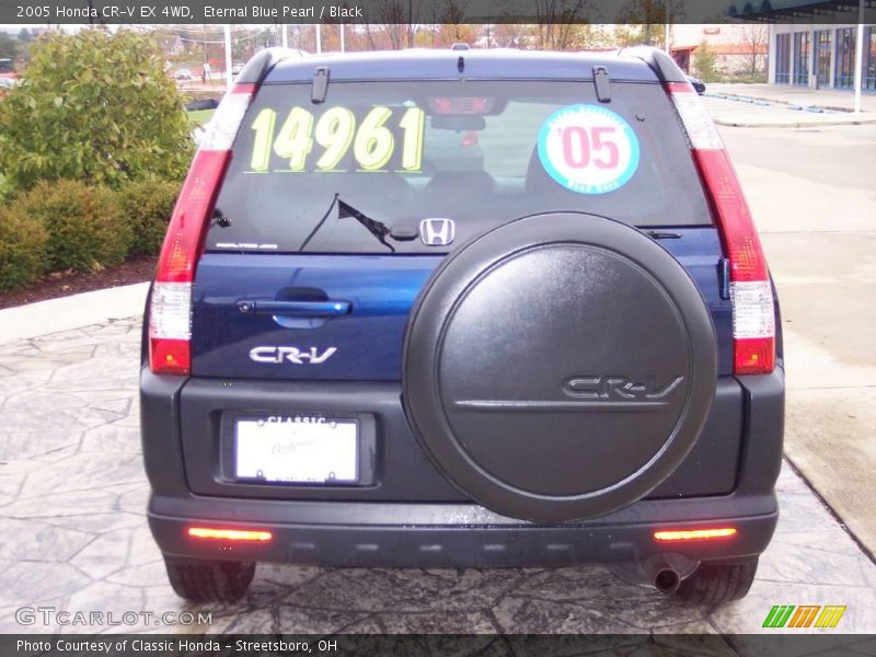 Eternal Blue Pearl / Black 2005 Honda CR-V EX 4WD