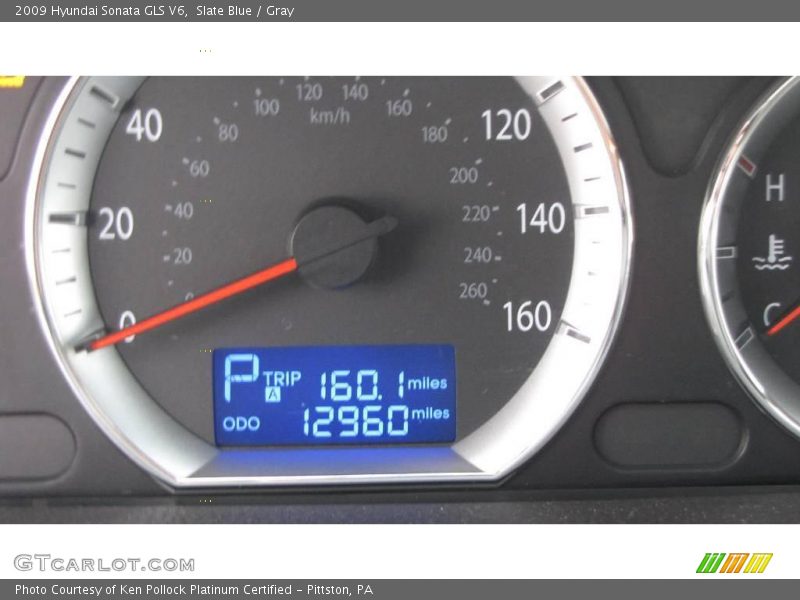 Slate Blue / Gray 2009 Hyundai Sonata GLS V6