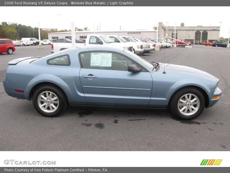 Windveil Blue Metallic / Light Graphite 2008 Ford Mustang V6 Deluxe Coupe