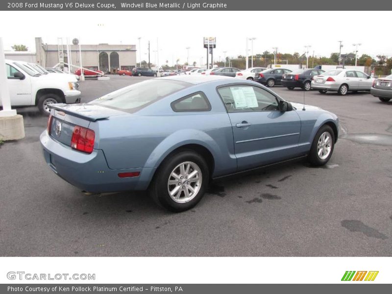 Windveil Blue Metallic / Light Graphite 2008 Ford Mustang V6 Deluxe Coupe