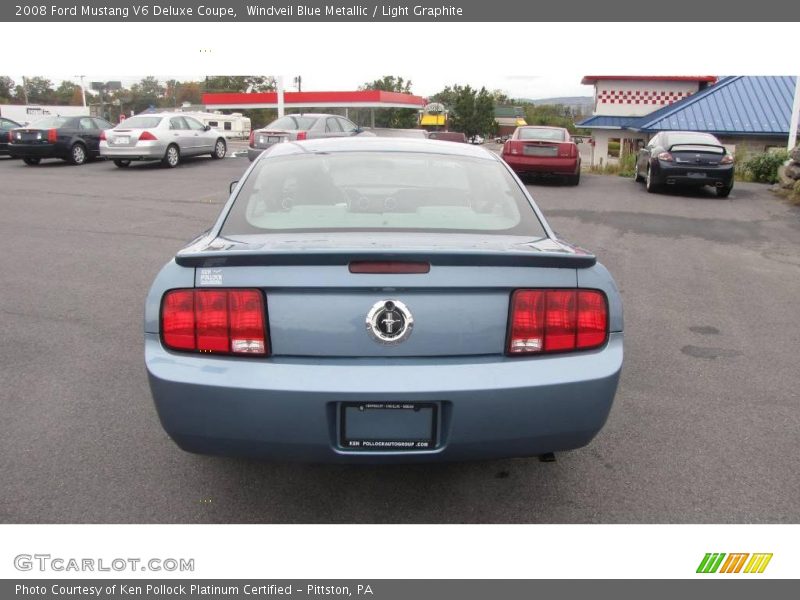 Windveil Blue Metallic / Light Graphite 2008 Ford Mustang V6 Deluxe Coupe