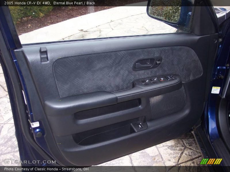 Eternal Blue Pearl / Black 2005 Honda CR-V EX 4WD