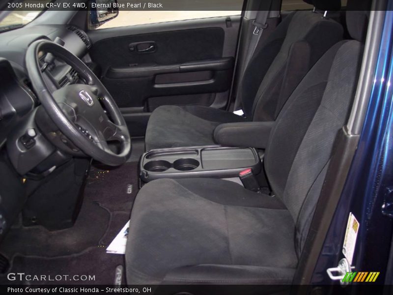 Eternal Blue Pearl / Black 2005 Honda CR-V EX 4WD