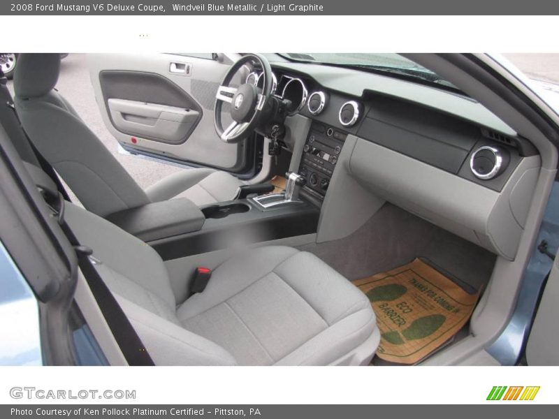 Windveil Blue Metallic / Light Graphite 2008 Ford Mustang V6 Deluxe Coupe
