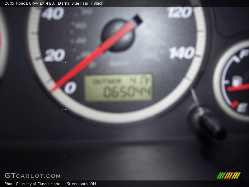 Eternal Blue Pearl / Black 2005 Honda CR-V EX 4WD