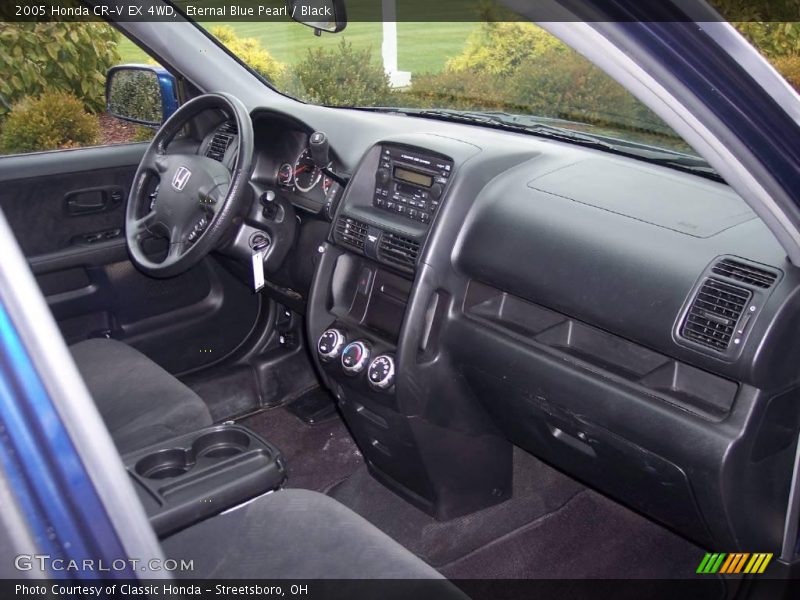 Eternal Blue Pearl / Black 2005 Honda CR-V EX 4WD