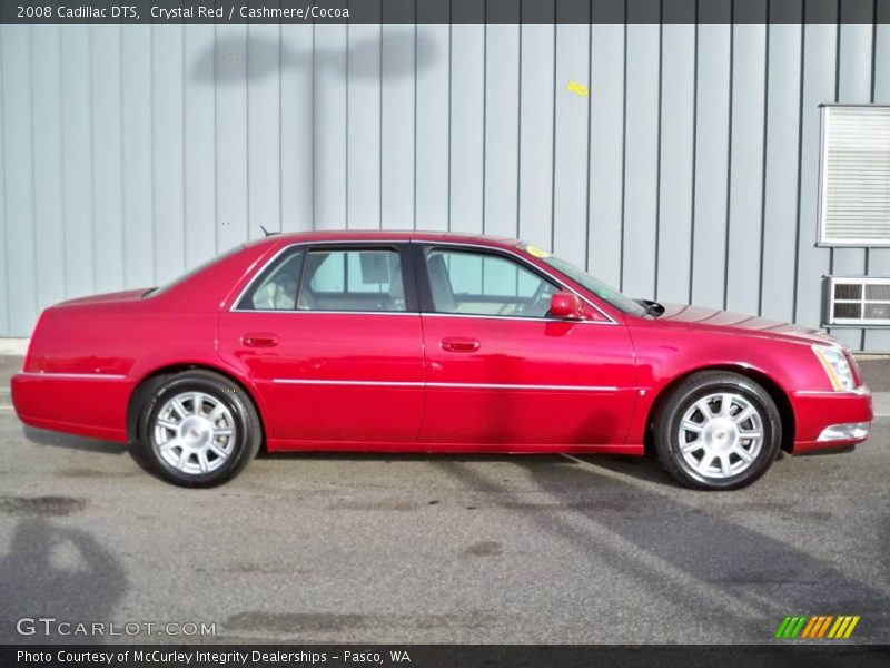 Crystal Red / Cashmere/Cocoa 2008 Cadillac DTS