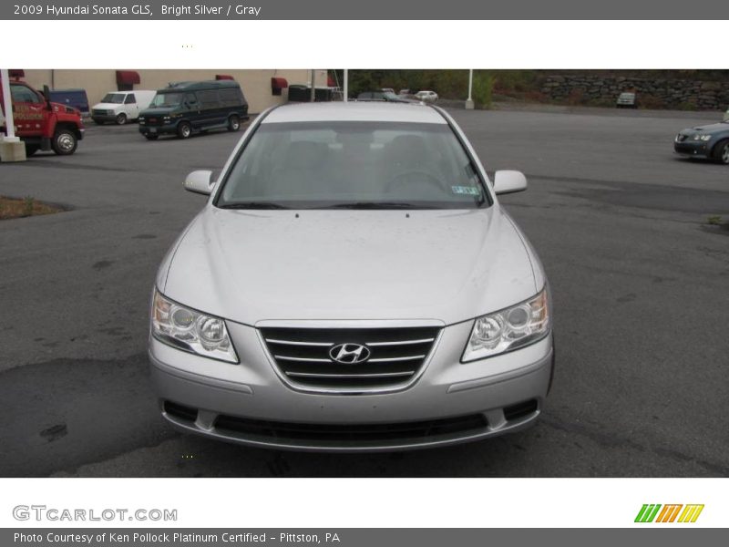 Bright Silver / Gray 2009 Hyundai Sonata GLS