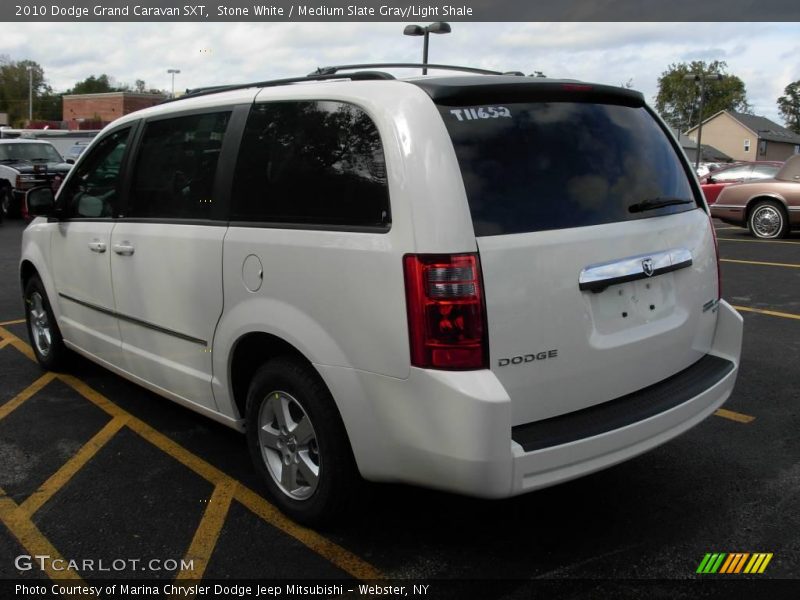 Stone White / Medium Slate Gray/Light Shale 2010 Dodge Grand Caravan SXT