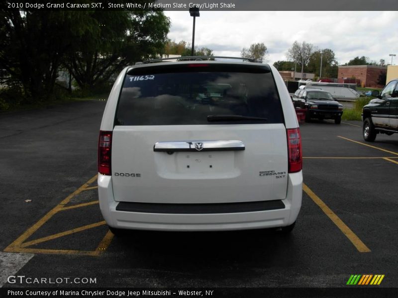 Stone White / Medium Slate Gray/Light Shale 2010 Dodge Grand Caravan SXT