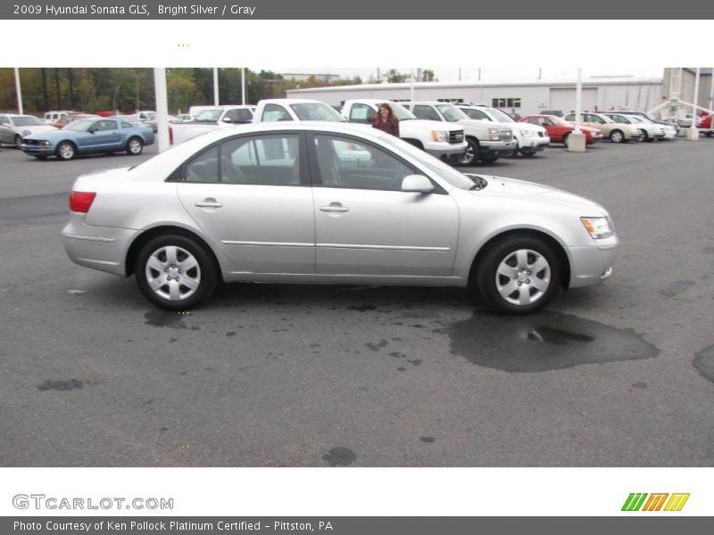 Bright Silver / Gray 2009 Hyundai Sonata GLS