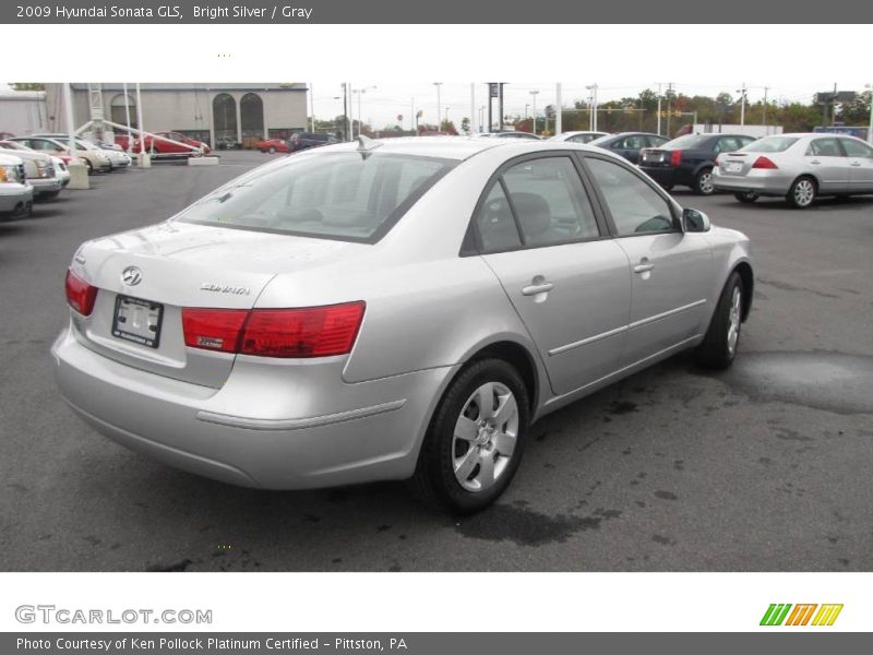 Bright Silver / Gray 2009 Hyundai Sonata GLS