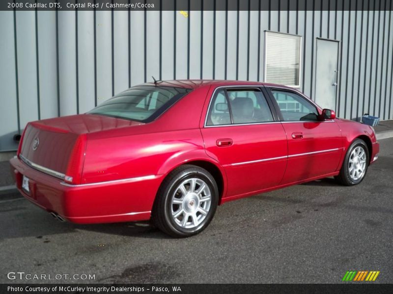 Crystal Red / Cashmere/Cocoa 2008 Cadillac DTS