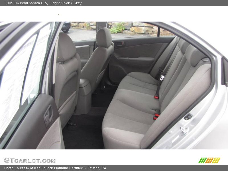 Bright Silver / Gray 2009 Hyundai Sonata GLS