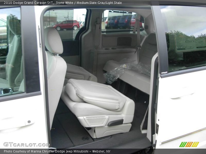 Stone White / Medium Slate Gray/Light Shale 2010 Dodge Grand Caravan SXT