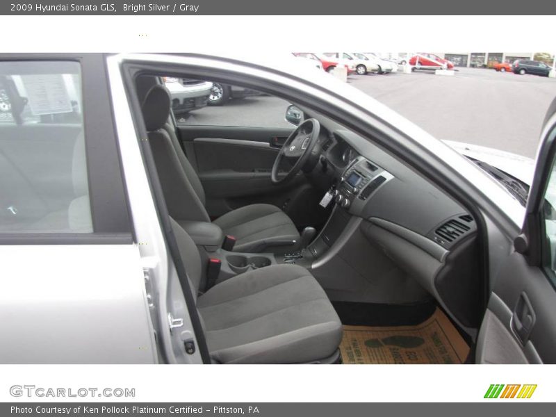 Bright Silver / Gray 2009 Hyundai Sonata GLS