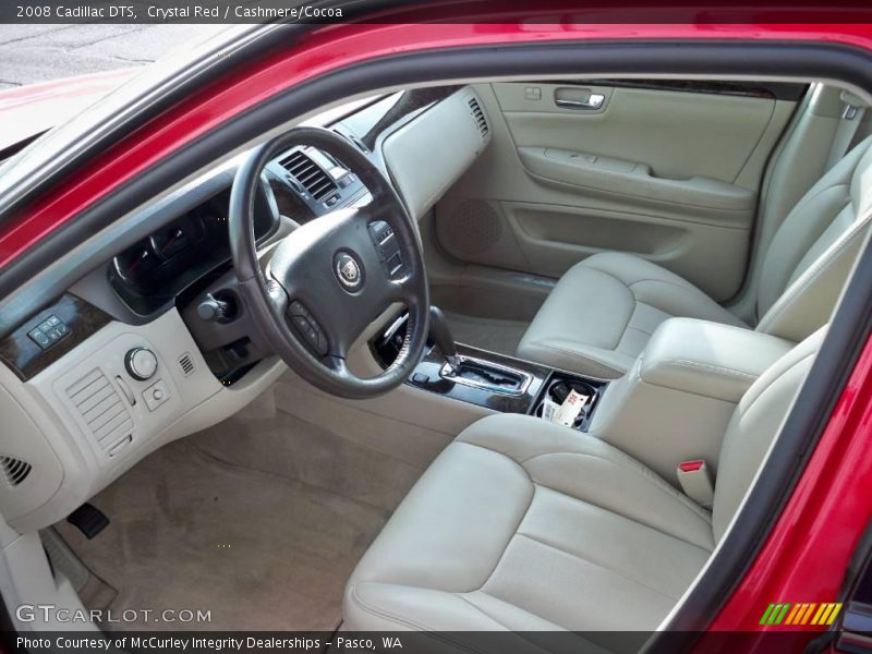 Crystal Red / Cashmere/Cocoa 2008 Cadillac DTS