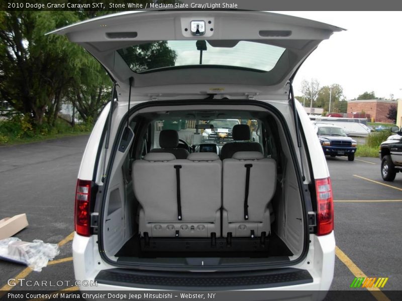 Stone White / Medium Slate Gray/Light Shale 2010 Dodge Grand Caravan SXT