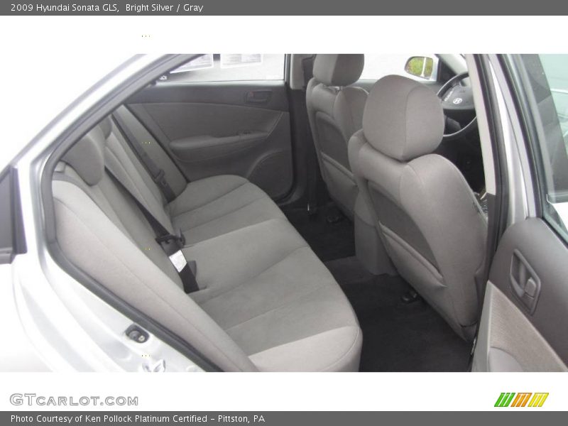 Bright Silver / Gray 2009 Hyundai Sonata GLS
