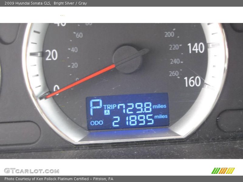 Bright Silver / Gray 2009 Hyundai Sonata GLS