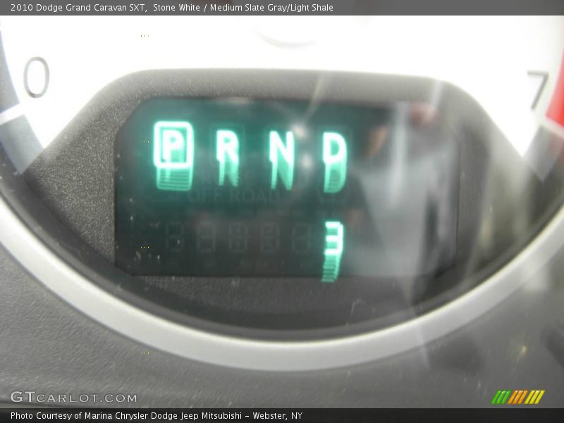 Stone White / Medium Slate Gray/Light Shale 2010 Dodge Grand Caravan SXT