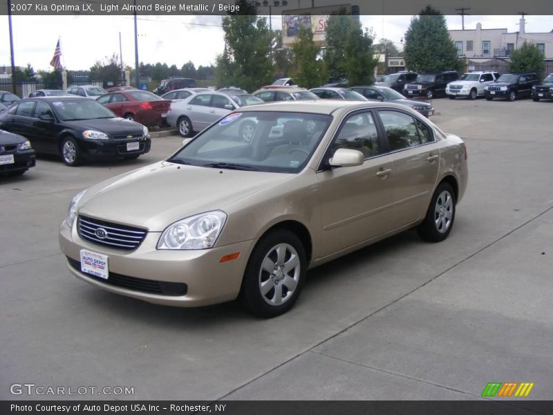 Light Almond Beige Metallic / Beige 2007 Kia Optima LX