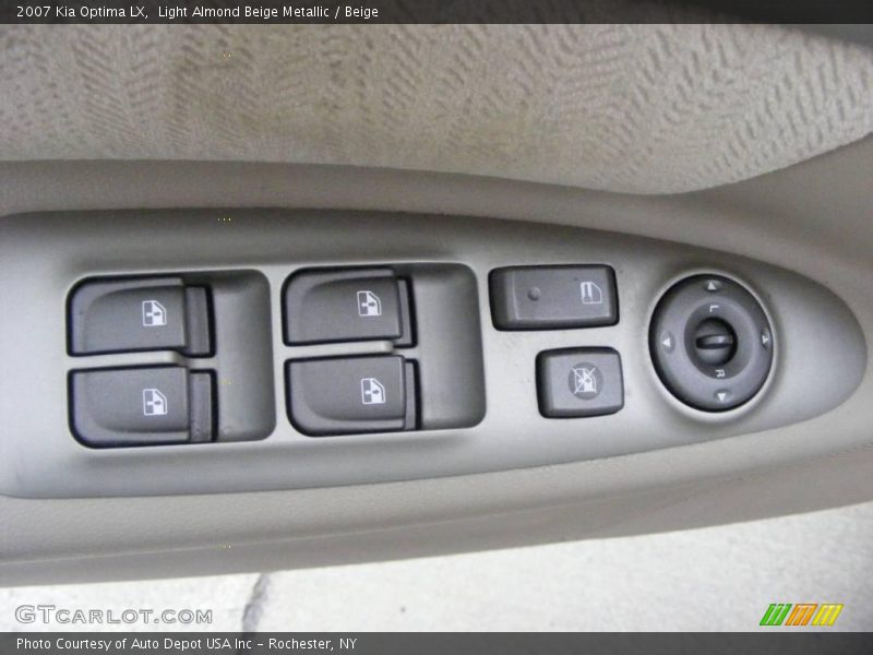 Light Almond Beige Metallic / Beige 2007 Kia Optima LX